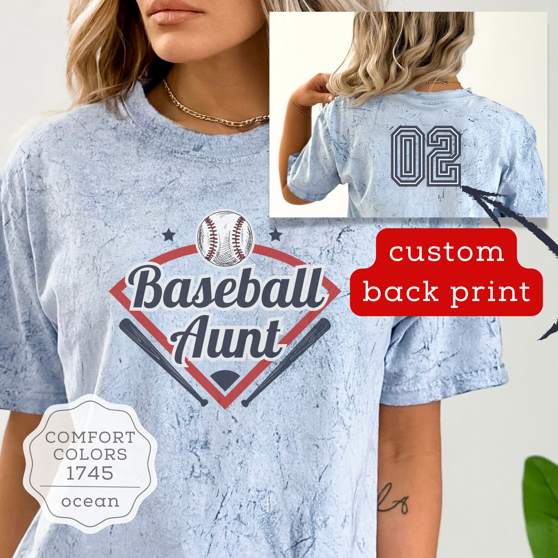 Baseball Mom Comfort Color Shirt Baseball Mom Baseball 