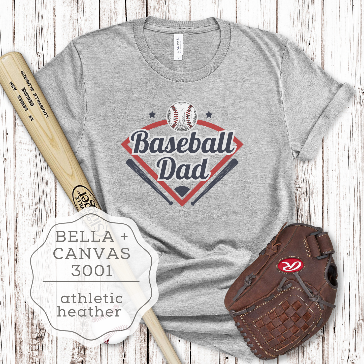 Baseball Matching Family Custom Bella+Canvas Shirts