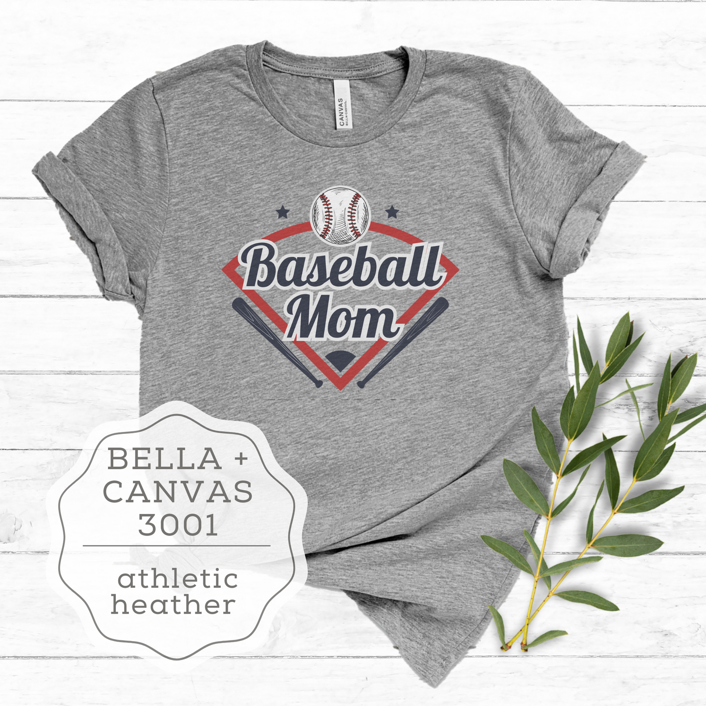 Baseball Matching Family Custom Bella+Canvas Shirts