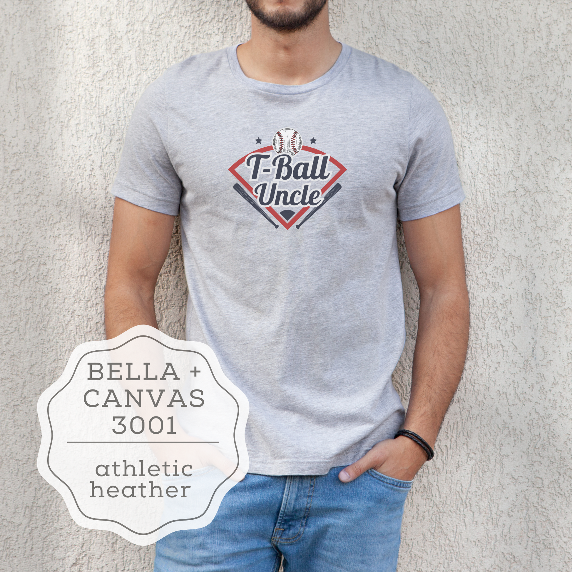 T-Ball Matching Family Custom Bella+Canvas Shirts